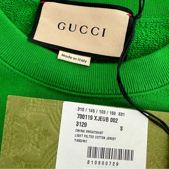 Gucci Skunk Print Crew Neck Sweatshirt - Picture 7 of 7